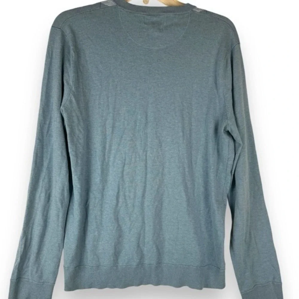 Banana Republic Cotton‎ Cashmere Argyle Mens Sweater Size Large Grandpa Preppy